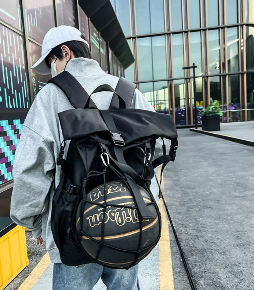 Basketball Backpack Large Sport Bag with Separate Ball Holder Shoes Compartment for Soccer Helmet Gym Backpacks Unisex mochilas