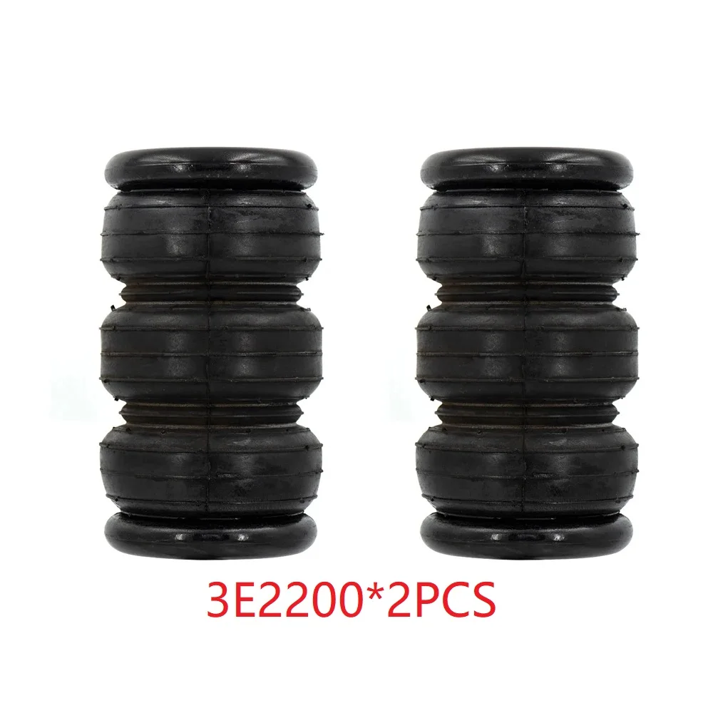 2pcs Air Ride Suspension Shock Absorber Airspring Bellow Rubber Airspring Air ride Shock Absorbe  For Truck or Pickup 3E2200