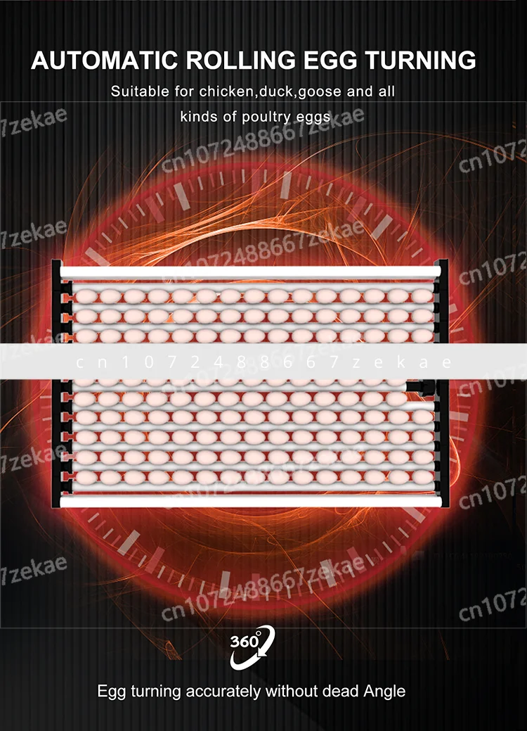 2025 New 4000 Egg Incubator Fully Automatic Bird Egg Incubator