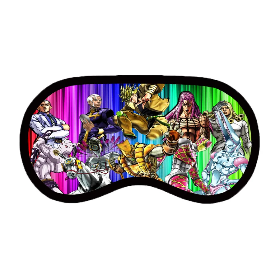 

Teenager Cute Cartoon Eyes Mask anime JoJo's Bizarre Adventure Patch Unisex Sleep Blindfold Casual Eyes Mask Eyepatch Eyes Mask