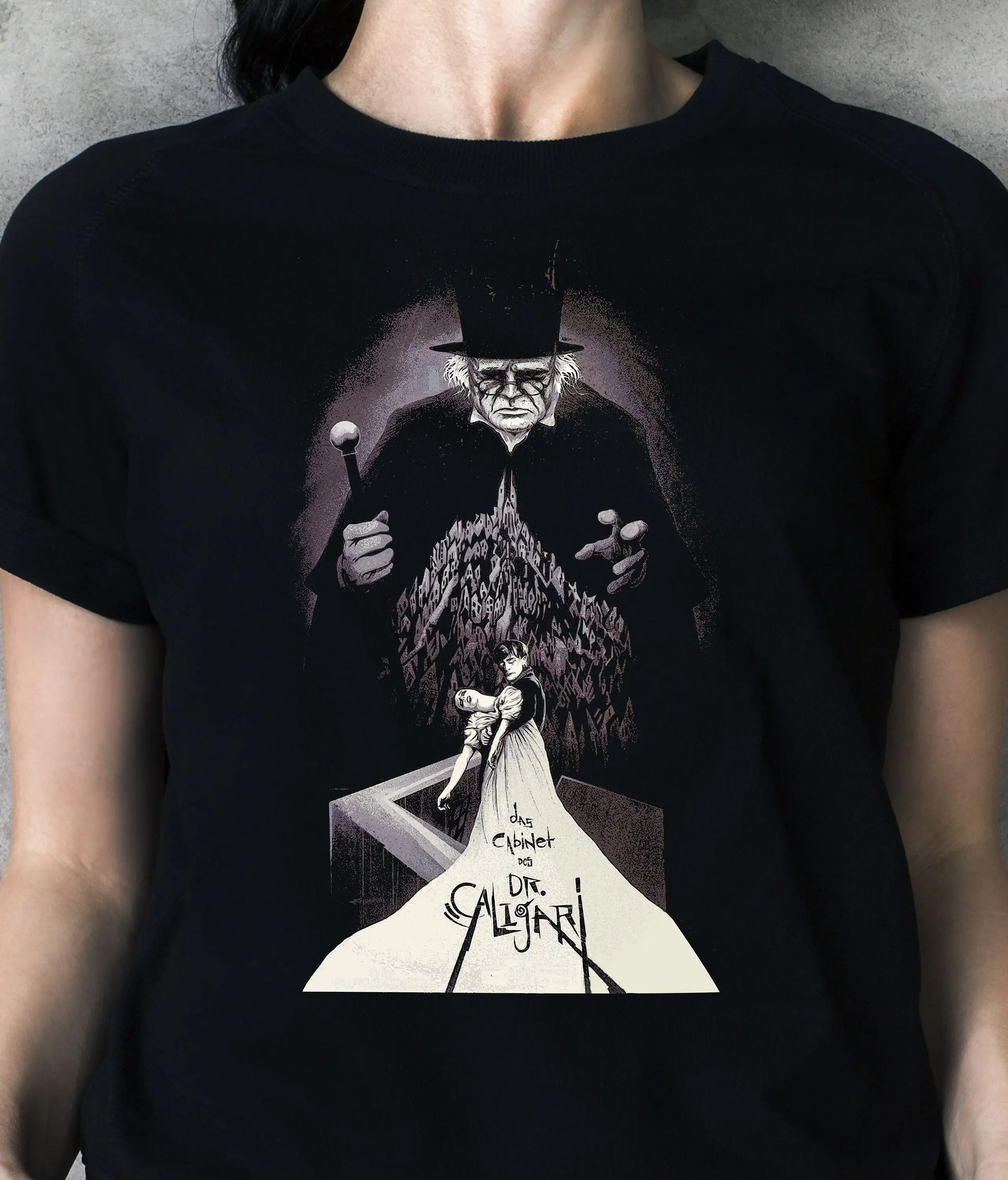 Cabinet Of Dr CALIGARI T shirt German Expressionist Cinema 1920 Silent Horror Film Women S M L XL XXL 3XL 4XL Oversized