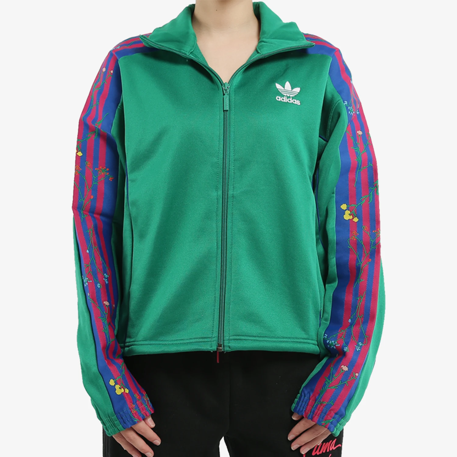 

Оригинальная женская спортивная куртка Adidas Three-Leaf с тремя полосками ED4769