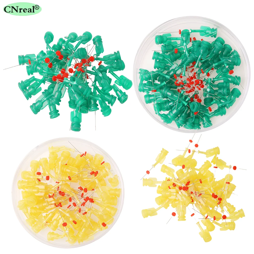 Igły do irygacji endologicznej końcówka precyzyjne końcówki strzykawek do czyszczenia kanałów korzeniowych 21/25mm podwójne boki otwory instrumenty