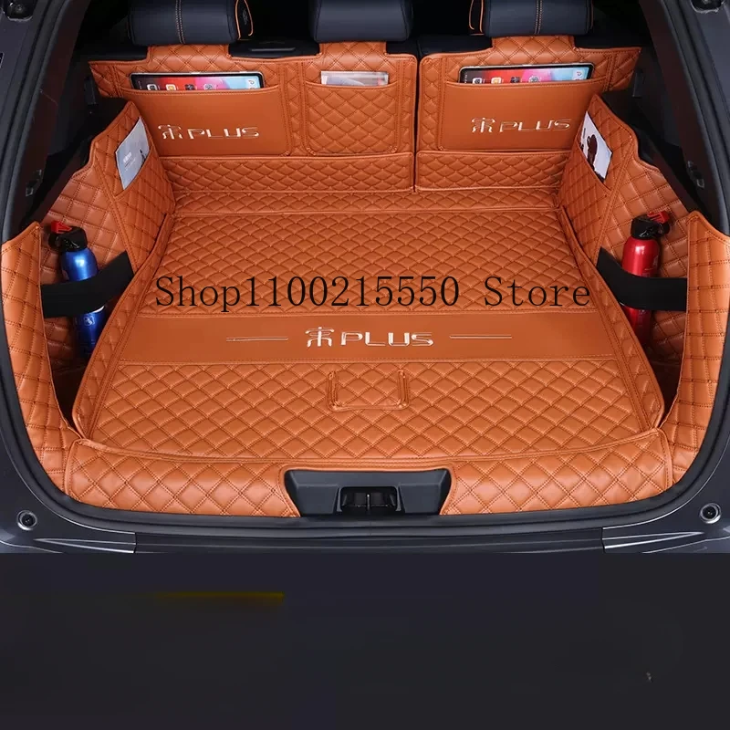 

For BYD SONG PLUS/DM-i 2022 2023 Car All Surrounded Rear Trunk Mat Cargo Boot Liner Tray Rear Boot Luggage Accessories