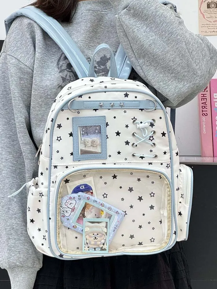 Kawaii Starry Harajuku Pastel Ita Backpack
