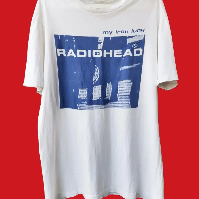 Radiohead band Retro T Shirt Y2K My Iron Lung Promo classic style NH13923