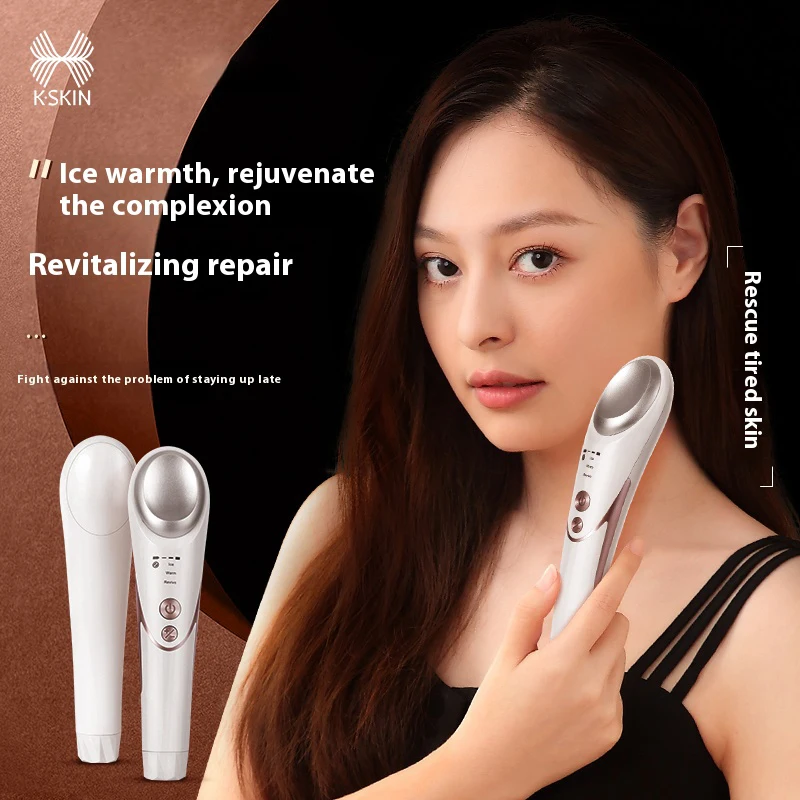 KSKIN New Trending Hot And Cold Vibration Wrinkle Anti-Ageing Eye Massage Dark Circle Removal EMS Beauty Face Eye Care Pen