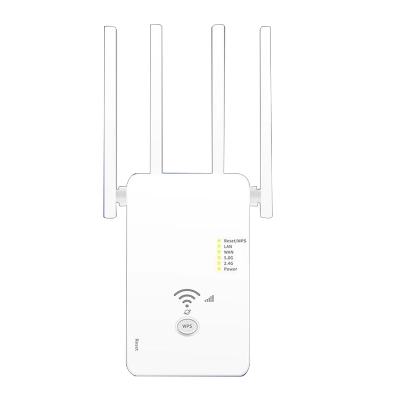 

A91P 1200M беспроводной повторитель 2,4G и 5G Wi-Fi маршрутизатор усилитель сигнала 4 антенны маршрутизатор усилитель сигнала для дома