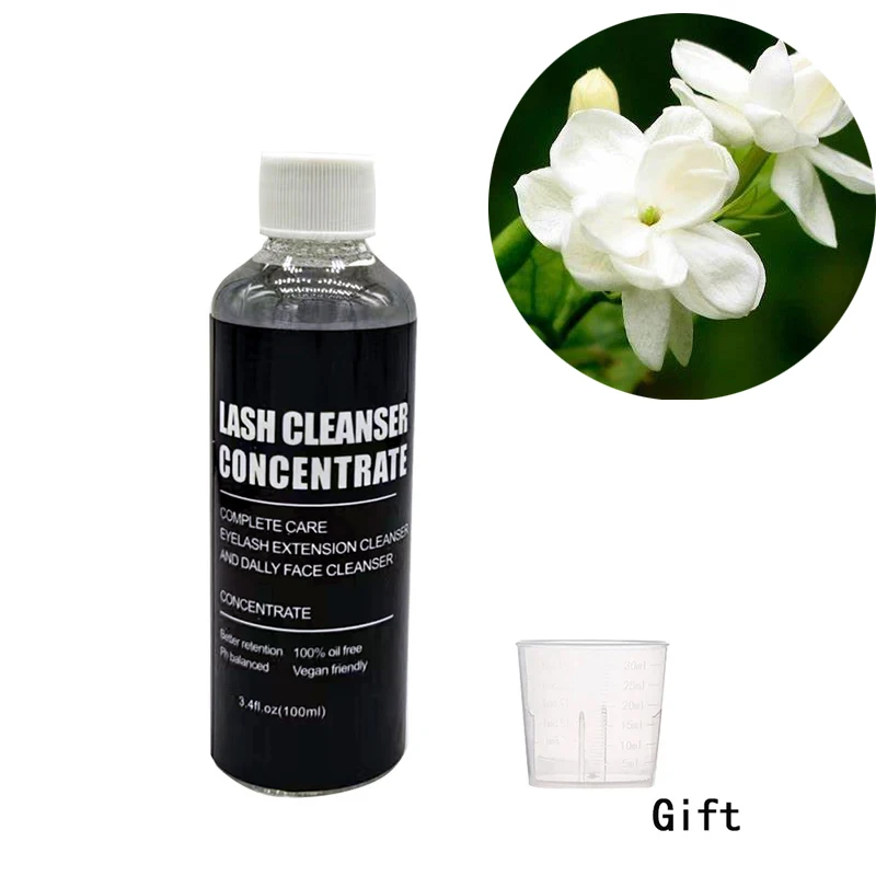 Wimperverlenging Shampoo Concentraat Kit 100ml Wimperbad Schuimreiniger Mousse Geschikt voor dagelijks gebruik gezichtsreiniger concentraten