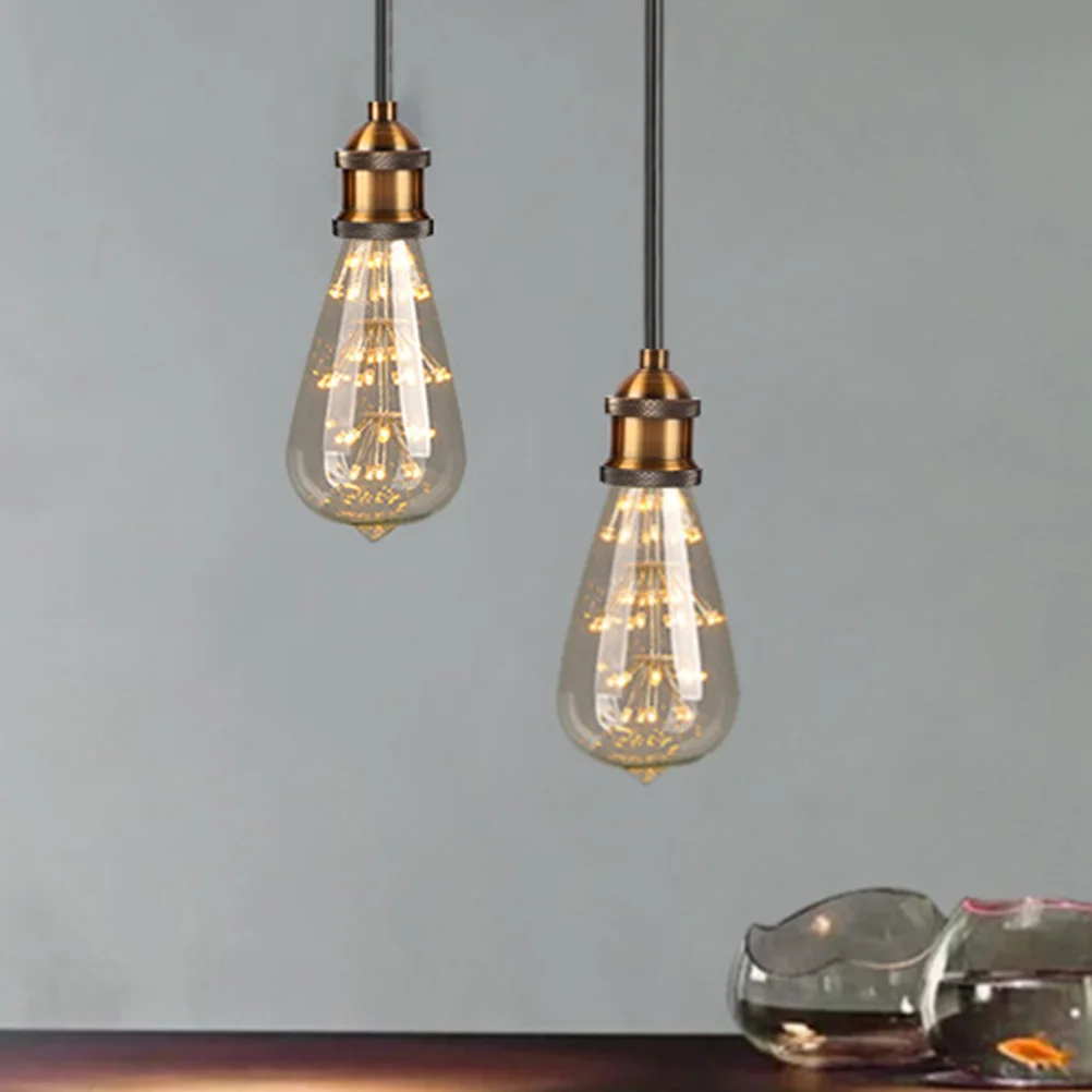

2pcs Vintage E27 Screw Lamp Socket Retro Pendant Light Holder For Diy Lighting Bulb Socket Adapter E27 Lamp Base Fixture