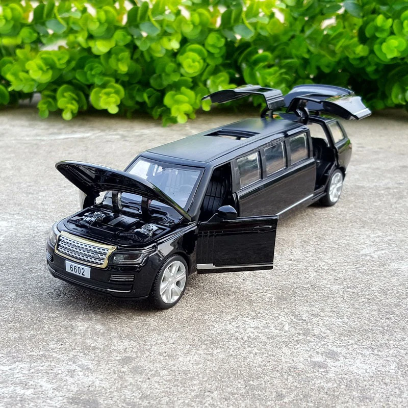 Verlengd 1:32 Diecast Automodel Speelgoed Stretch Limousine Met Terugtrekgeluid Voor Kinderen Speelgoed