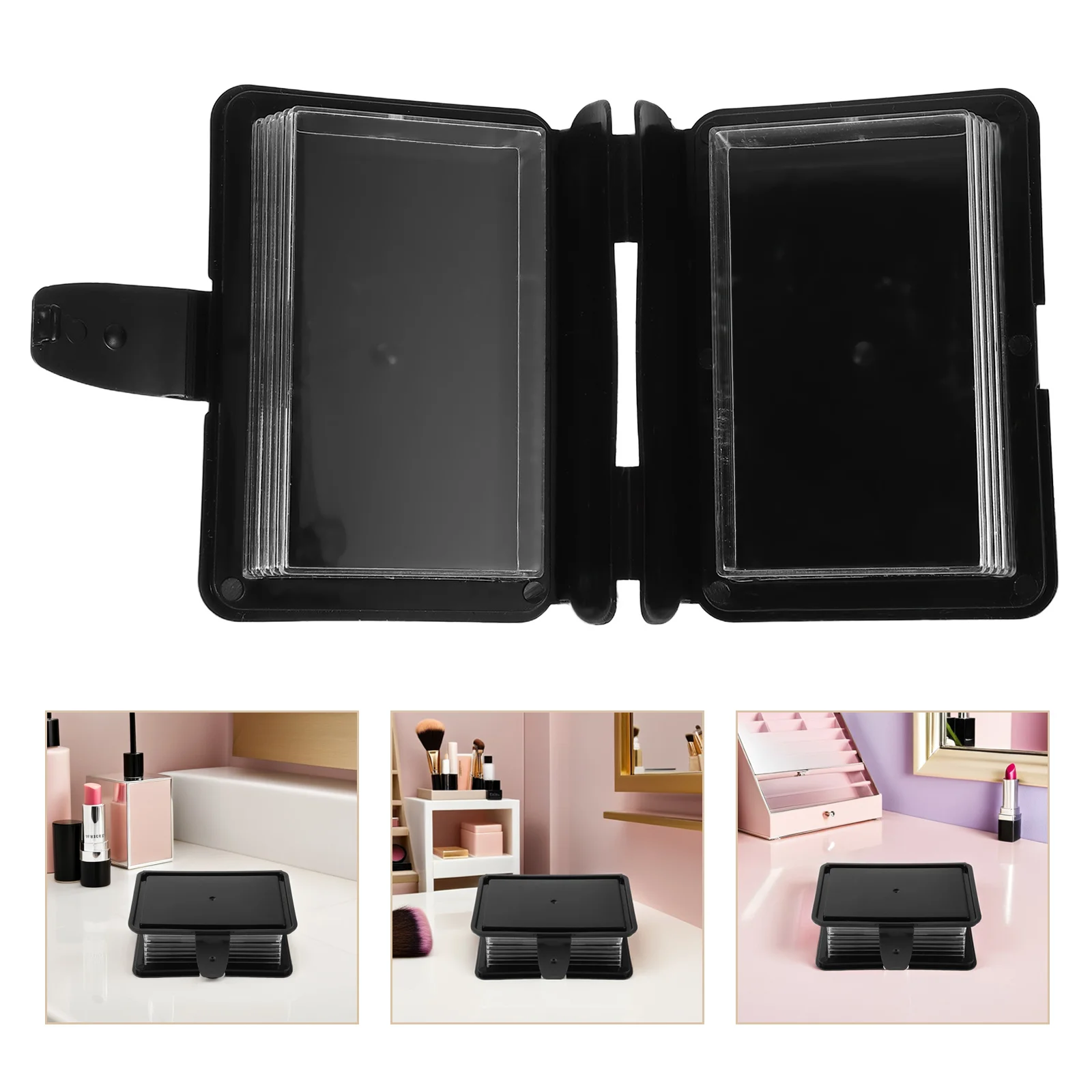 

6Pcs Portable Hair Accessory Storage Box Compact Organizer Travel Jewelry Holder Hairpin Mini Storage Case for Daily Use