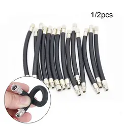 1/2PCS Portable Bicycle Pump Extension Hose Tube Pipe Cord Bike Pumping Service Parts Longer Use150Psi Schrader A/V Valve