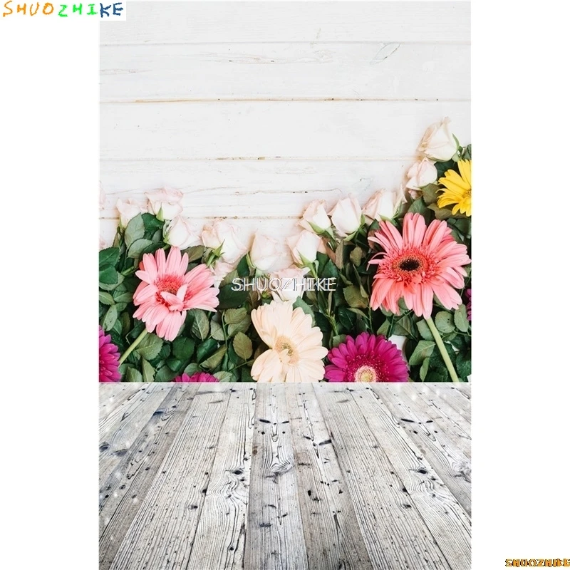 カスタマイズされたビニールの写真の背景,木の板の背景,写真のテーマ191106bc-01