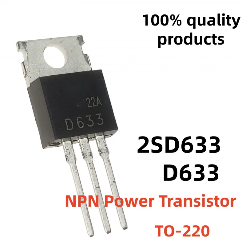 10-PCS 2SD560 D560 2SD613 D613 2SD686 D686 TO-220 2SD633 D633 2SD634 D634  NPN Power Transistor 100% Brand New