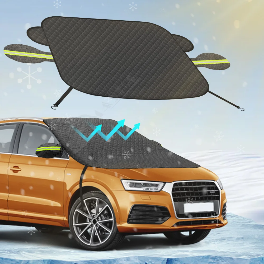 

For Audi Q3 8U F3 2012-2021 2022 2023 2024 2025 Car Windshield Snow Sun Shade Automobile Magnetic Cover Front Windscreen Cover