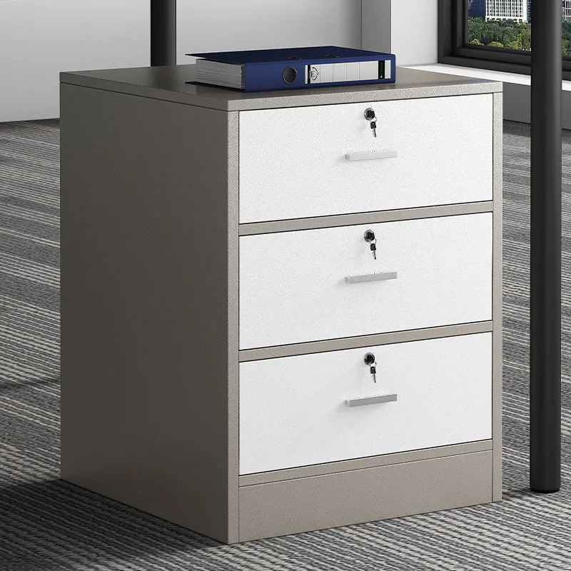 Office filing cabinets, under-desk storage cabinets, floor-standing modular document cabinets, layered archive
