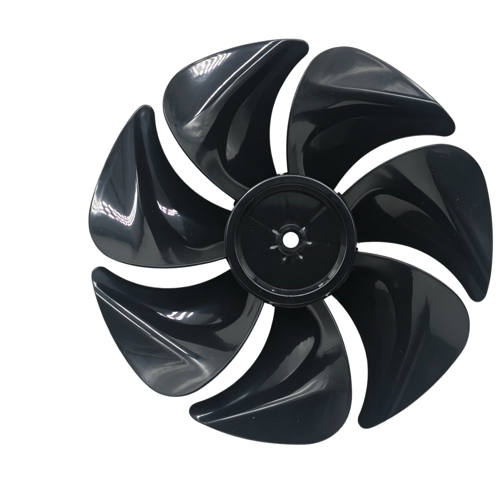 Plastic 7 Blade Air Circulator Fan Impeller Compatible with Floor Fan and Ceiling Fan Models Size 22CM and 25CM Center Hole 8mm