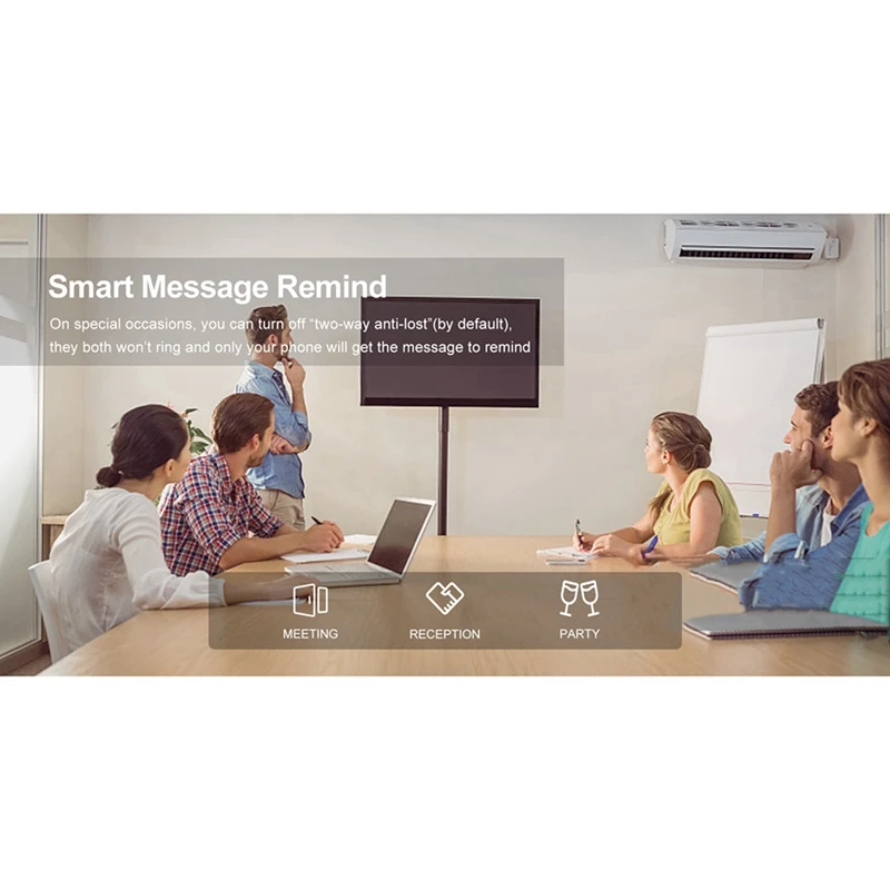 2x Smart Bluetooth 4,2 Anti Lost Key Finder GPS Tracker Alarm Brieftasche Key finder Locator Haustier Hund Kind Tracker Finder