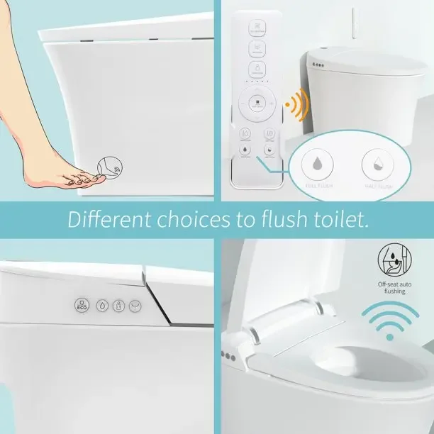 New Trend Modern Chinese Chaozhou Cheap CE Certificate Design Ceramic Electronic Smart Bidet Toilet