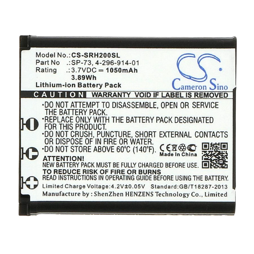 Li-ion Speaker Battery for Sony,3.7v,1050mAh,WH-1000XM2 SRS-BTS50 MDR-1000X PHA-1,SP-73 4-296-914-01 SP73 LIS1580HNPC