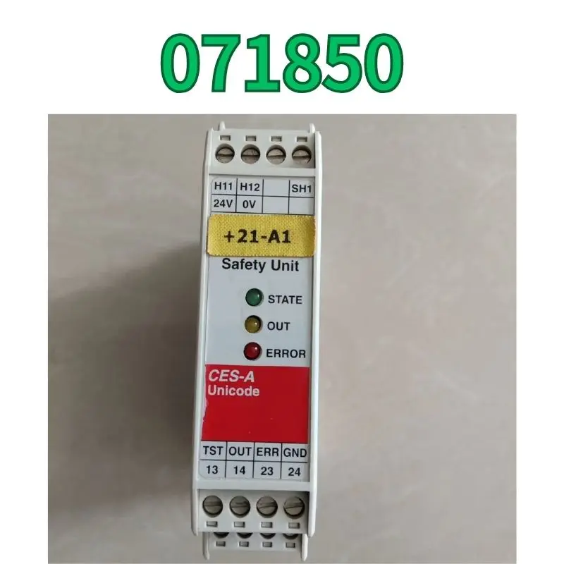 

second-hand Safety controller CES-A-ABA-01 071850 test OK Fast Shipping