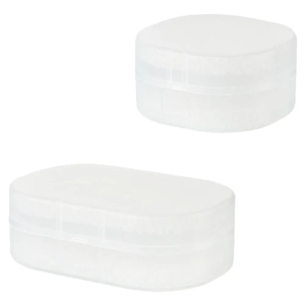 

2Pcs Dustproof Storage For Bath H made Scented Multi Function Soap Box Soap PP Material Multi function