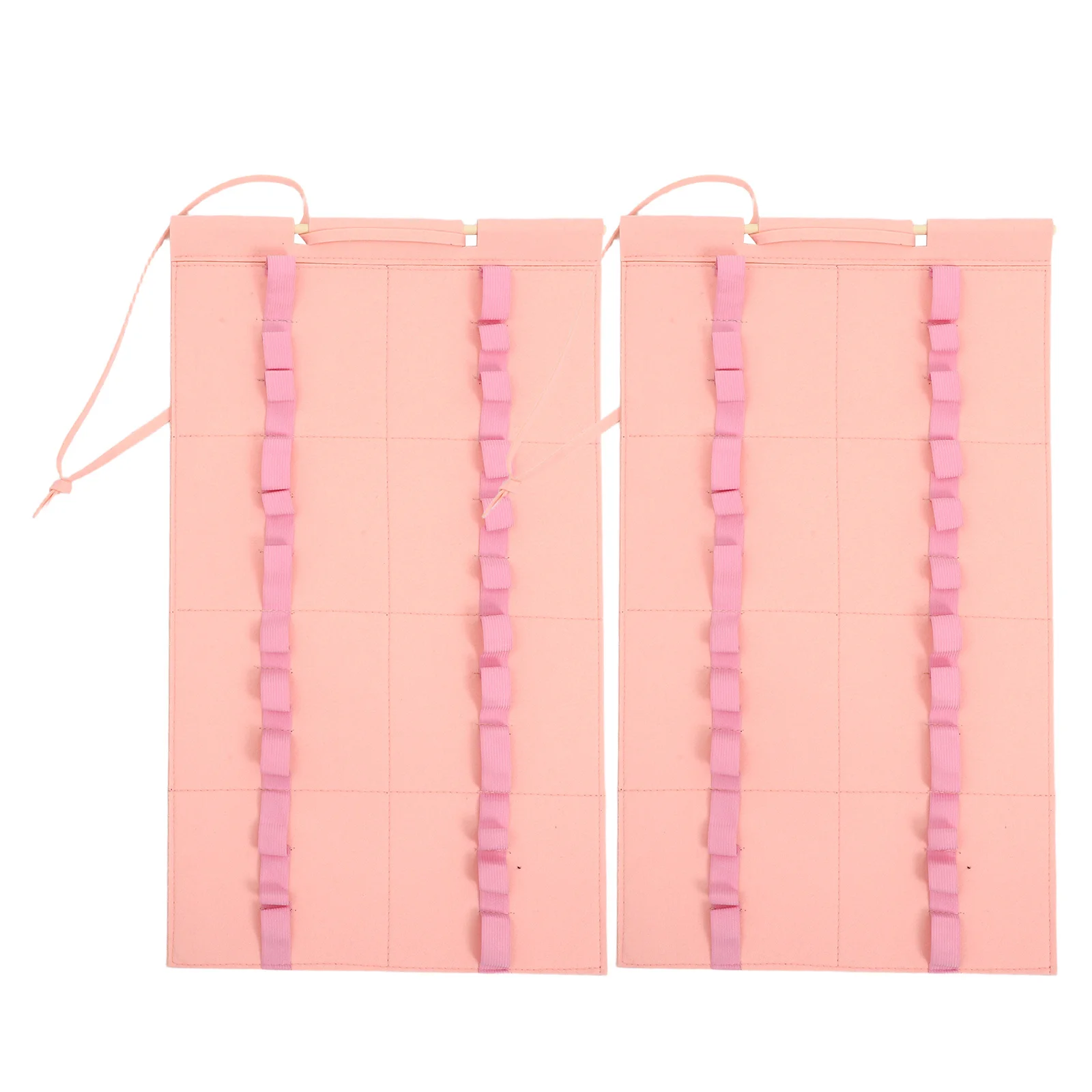 

2Pcs Portable Hanging Drumstick Organizer Foldable Drum Mallet Storage Bag Karate Belt Display Rack Holder Hanging Belt Display