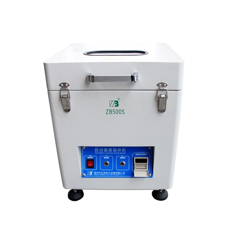 

Automatic Paste Mixer Electric SMT Tin Paste Mixer Solder Paste Mixing Machine 500g-1000g for PCB Assembly ZB500S LED digital