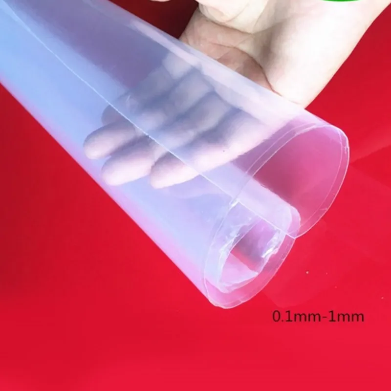 0.1mm/0.2mm/0.3mm/0.5mm/0.8mm 1mm Top Quality Silicone Rubber Sheet 500mm Width 500mm Length Transparent Silicone Film