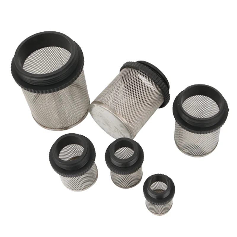 20/25/32/40/50/63mm 304 Stainless Filter For Garden Irrigation Aquarium Water Pump Fillter Plastic Male Thread Filter