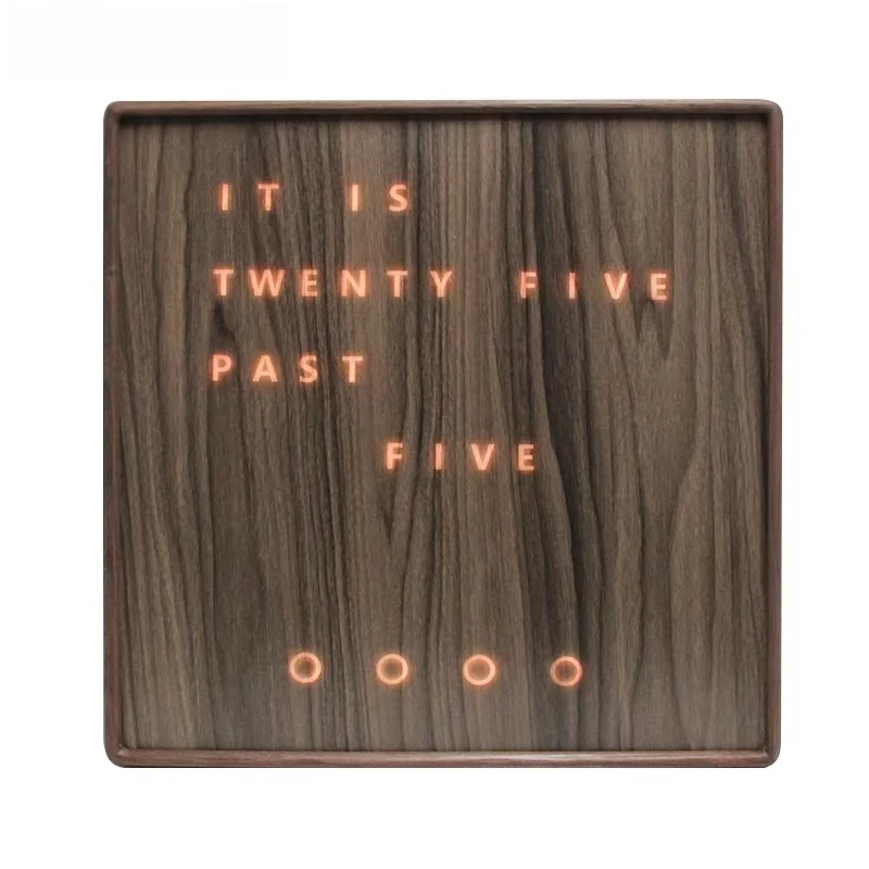 Modern Gifts Antique Custom Decorative Style Time Clock with Light Emitting Diode