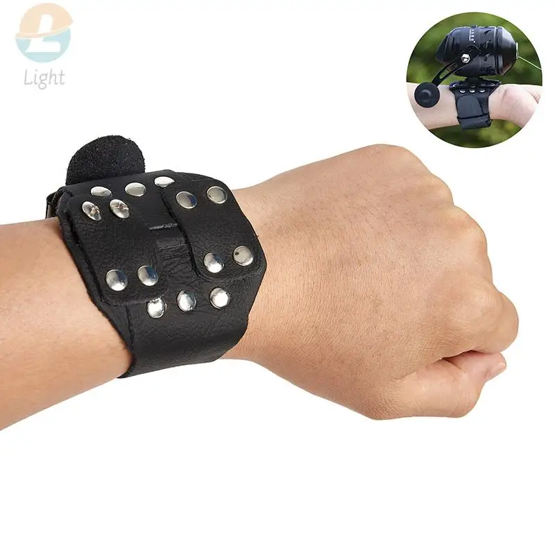 Wristband Fishing Hunting Shooting Reel Holder Guard Capture Glove Adjustable Strap Tools New