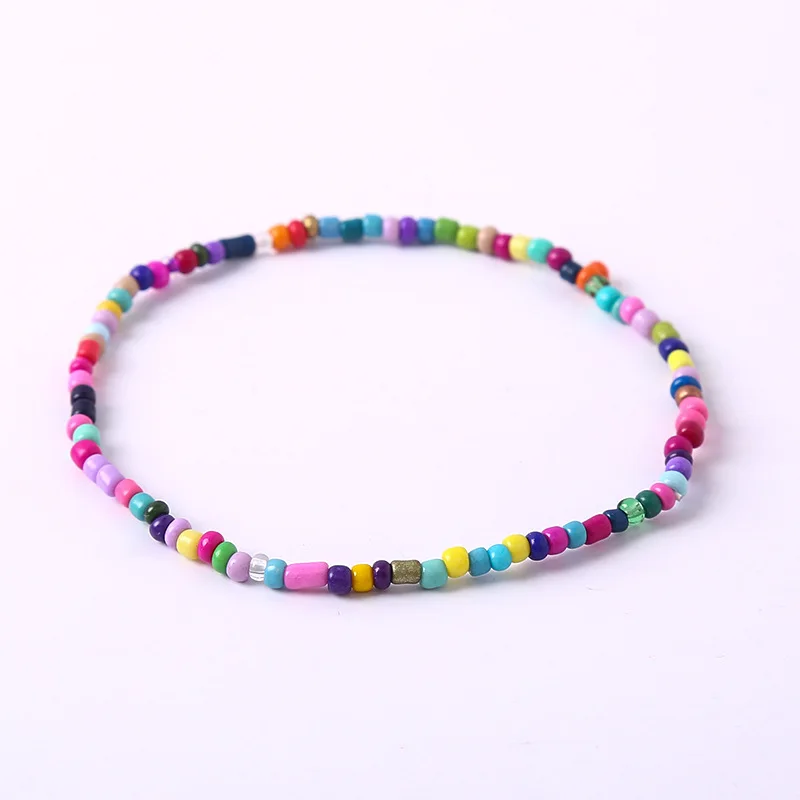 17-teiliges Set aus elastischen Armbändern mit Perlen im Boho-Stil für Damen, stapelbare, dehnbare Armreifen, bunte Boho-Strandarmbänder, handgefertigter Schmuck. – Detail 22