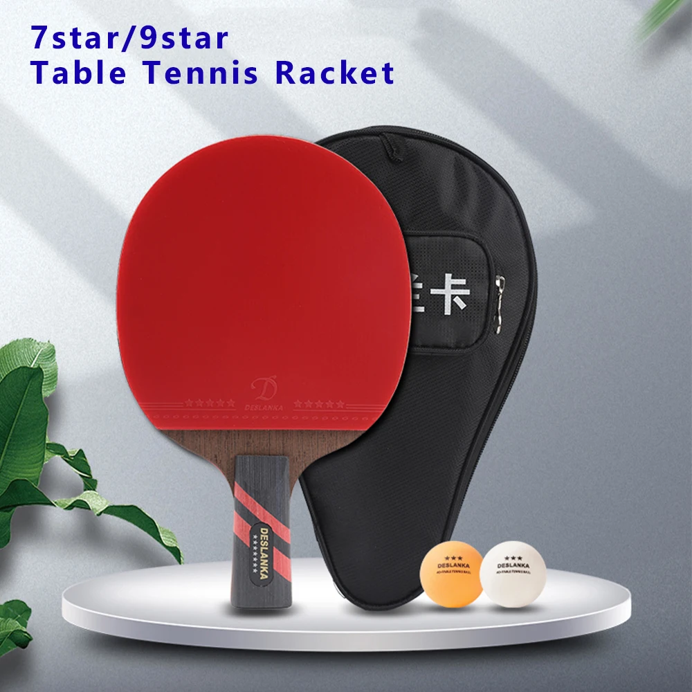 

Table Tennis Racket Professional Single Racket 7-star 9-star Carbon Competition High Bounce Table Tennis Racket Ping Pong Paddle