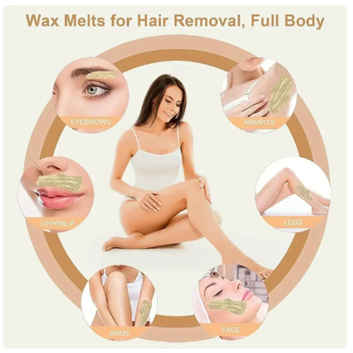 A97T 3X 500G الصبح الشمع الفاصوليا لإزالة الشعر كامل الجسم الساخن فيلم الصلب مزيل الشعر الشمع الخرز لآلة سخان الشمع نمط 5 #6