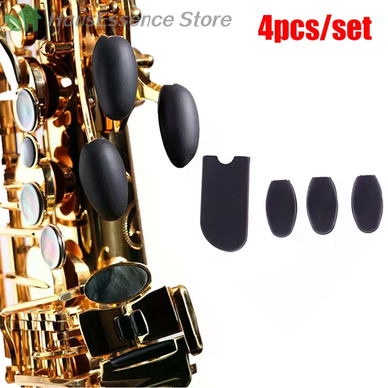 ※1 Set Saxophone Finger Rest Saxophone Thumb Rest Cushion Palm Key Silicone Finger Protector for Alto Tenor Soprano Saxop