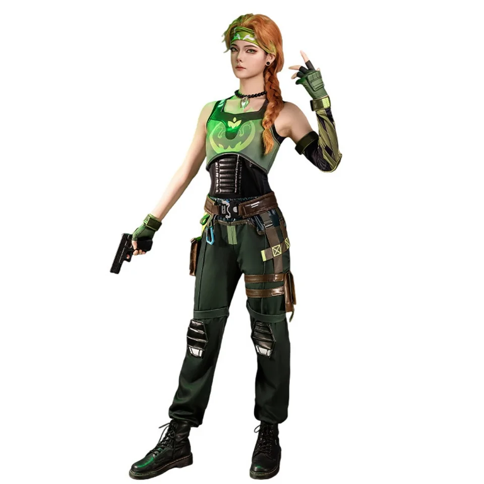 VALORANT Skye Cosplay Costume Set for Women