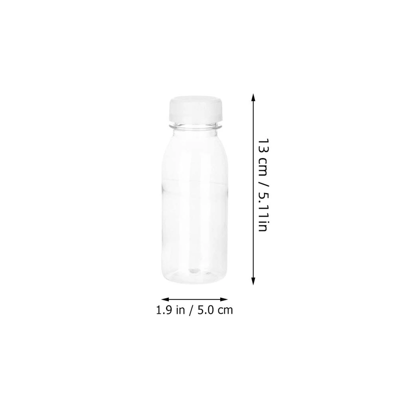 Thickened 12pcs Plastic Juice Bottle Portable Beverage Bottle Fruit Tea Bottles Milk Packaging Bottle 200ml