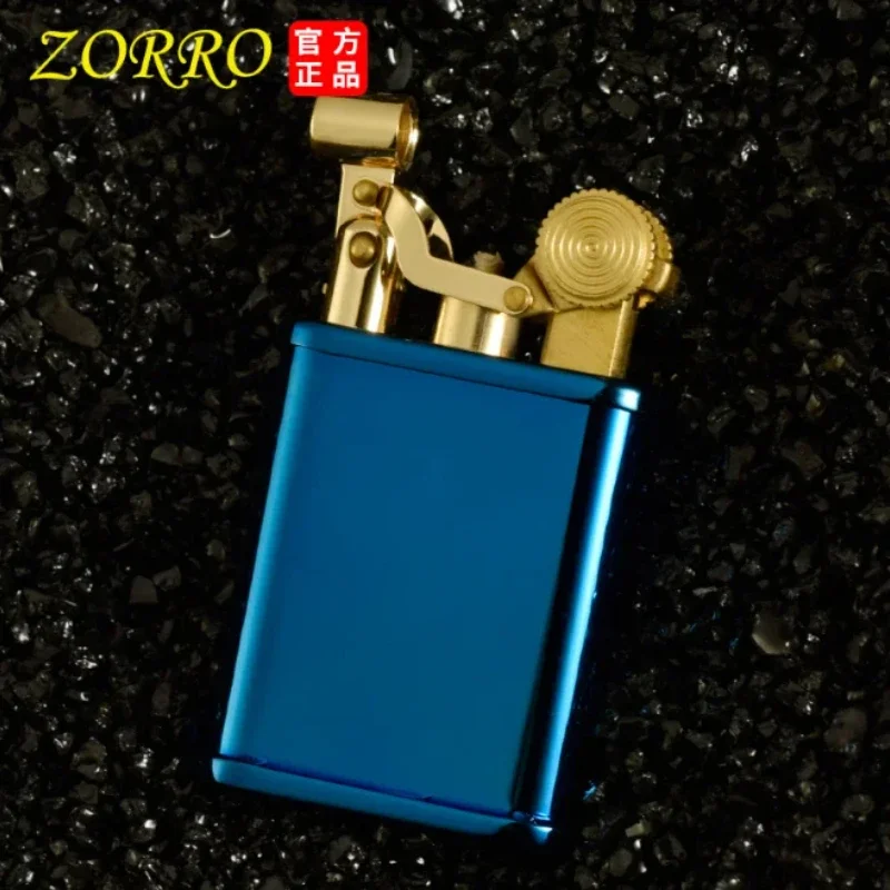 ZORRO 559 Retro Brass mechanical Automatic ejection switch kerosene lighter gasoline oil lighter -5.7cm 72g