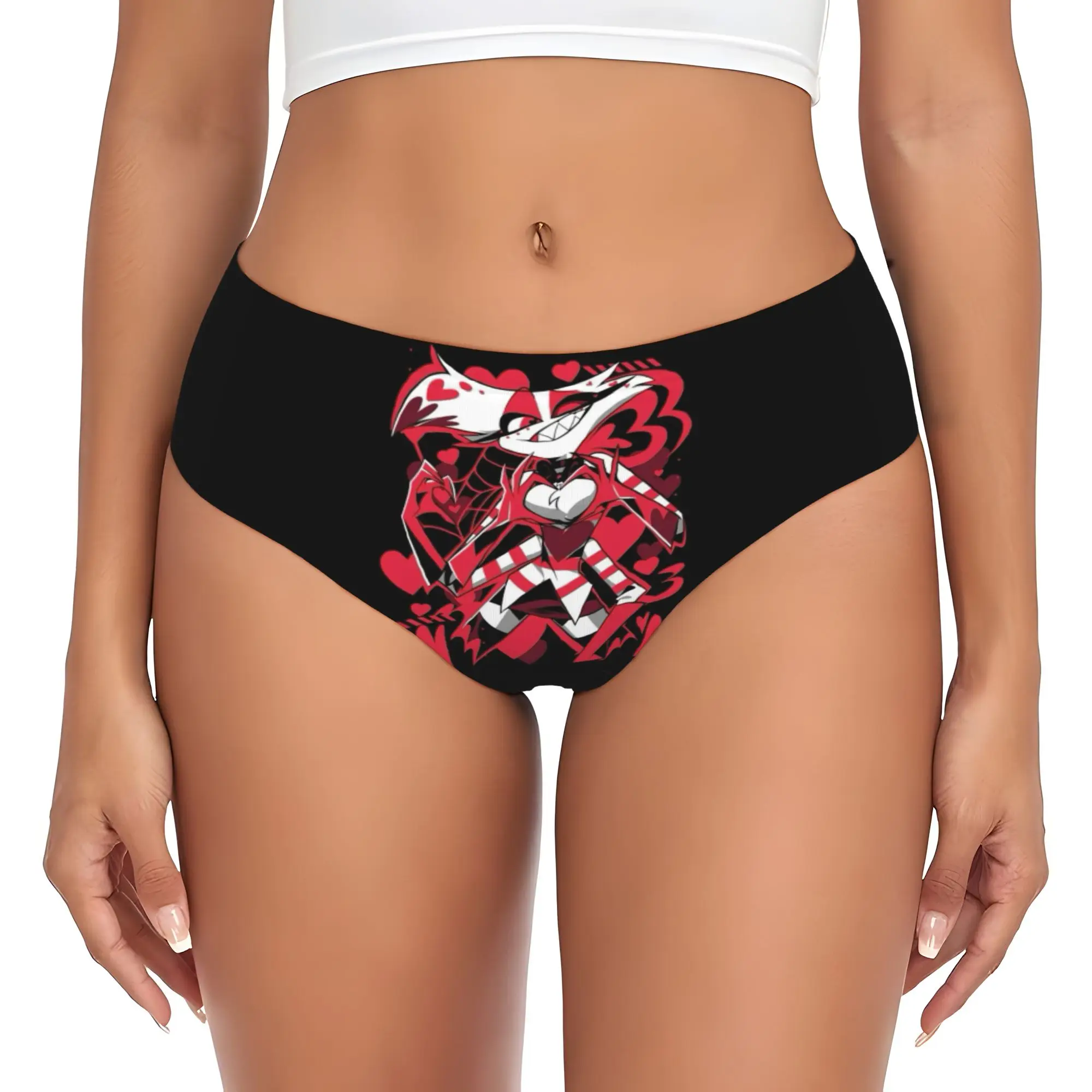Culottes extensibles personnalisées pour femmes, motif Hazbin Hotel Anime