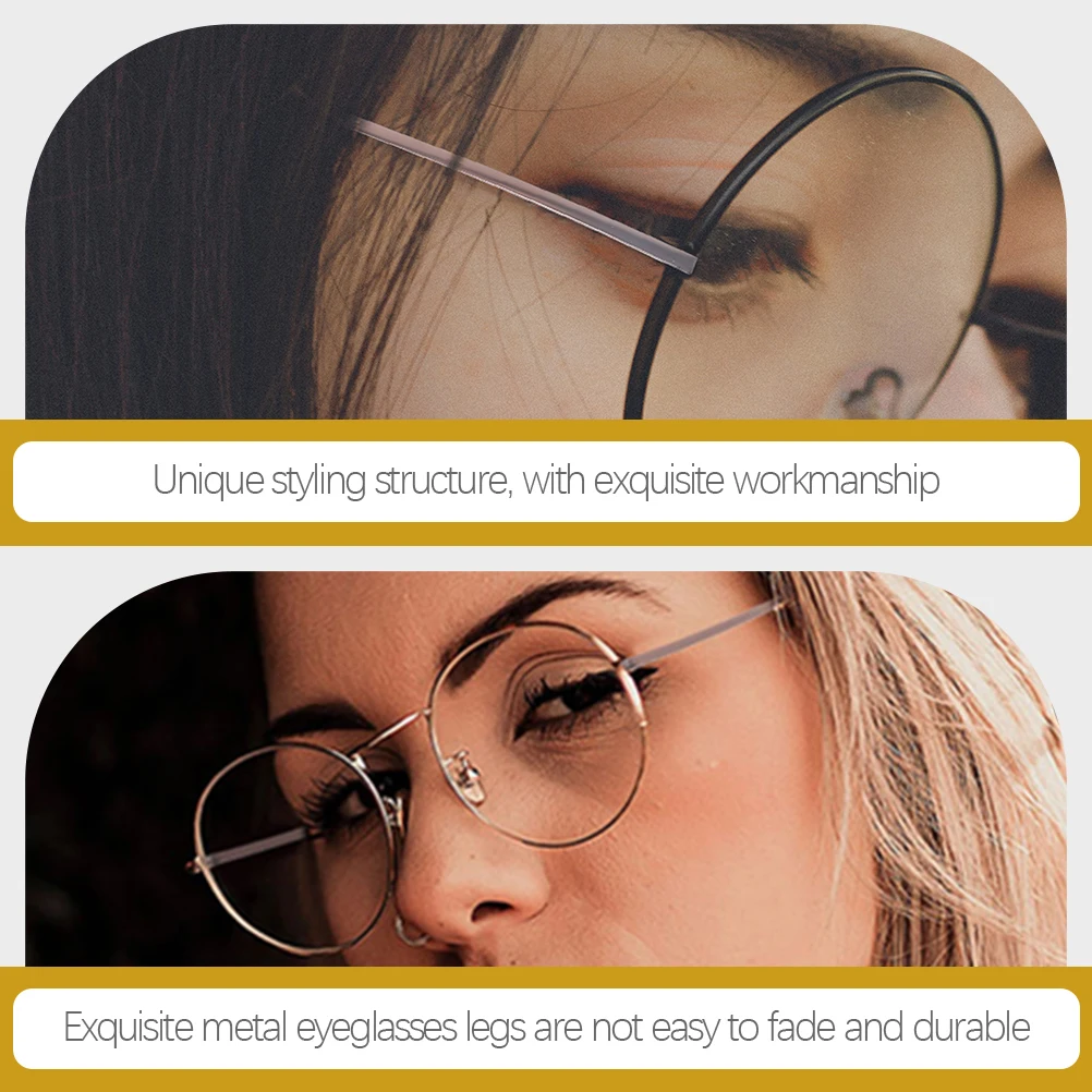 

2 Pairs Glasses Accessories Eyeglass Temple Replacement Coffee and Women Eyeglasses