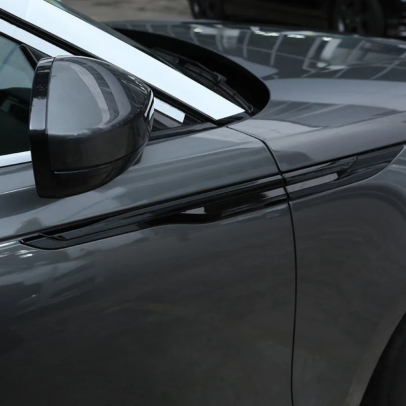 

4 Pcs Carbon Fiber Side Fender Cover Trim ABS Plastic For Land Rover Range Rover Velar 2017 2018 Car Accessories