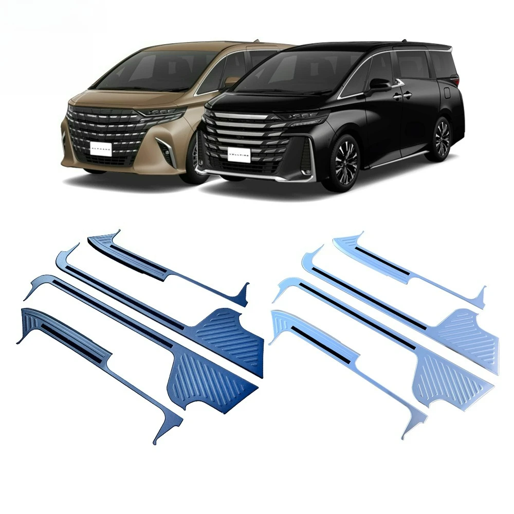 

For Toyota Alphard Vellfire 40 Series 2023 2024 Door Sill Scuff Plate Cover Door Welcome Pedal Threshold Bar Cover accesorios