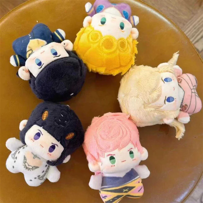 Anime Plush Doll Giorno Giovanna Higashikata Josuke Subedar Toy Stuffed Animal Keychain Strap Bag Hanging