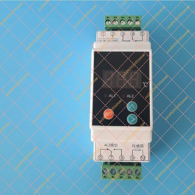 800L/H DC12V 24V Solar Brushless Submersible Water Pump 5m Head Din Rail Thermostat -40～110℃ 7A 250VAC Temp Controller