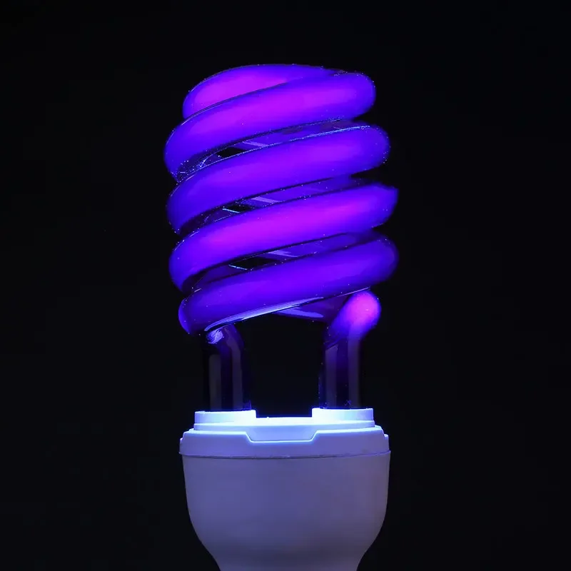 E27 40W Blacklight Light Bulb Lamp UV Ultraviolet Fluorescent 220V Violet Light Low Bright Energy Germicidal Lamp Lighting