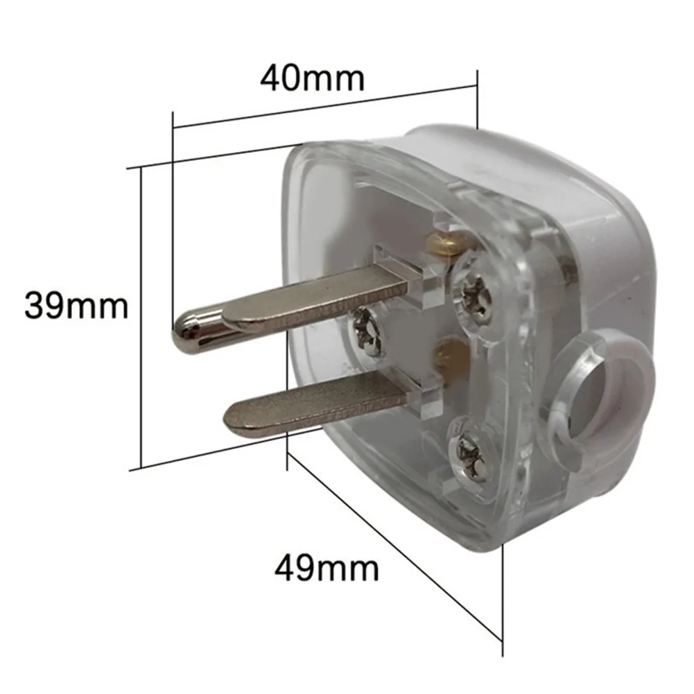 الاستخدام المنزلي محول السفر 50*40*40 ملليمتر التيار المتناوب محول السفر NEMA5-15P محول يناسب مختلف أقطار الكابلات طويلة الأمد