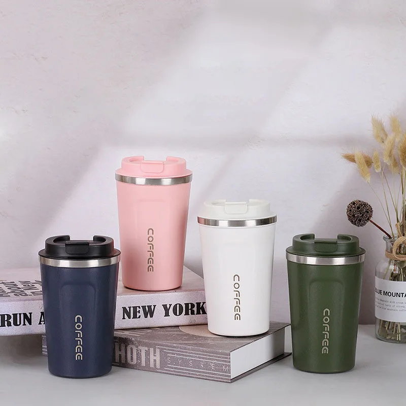 

Portable Thermos Cup Creative Stainless Steel Double-layer Leak-proof Vacuum Travel Outdoor Car Drinkware Coffee Water bottle