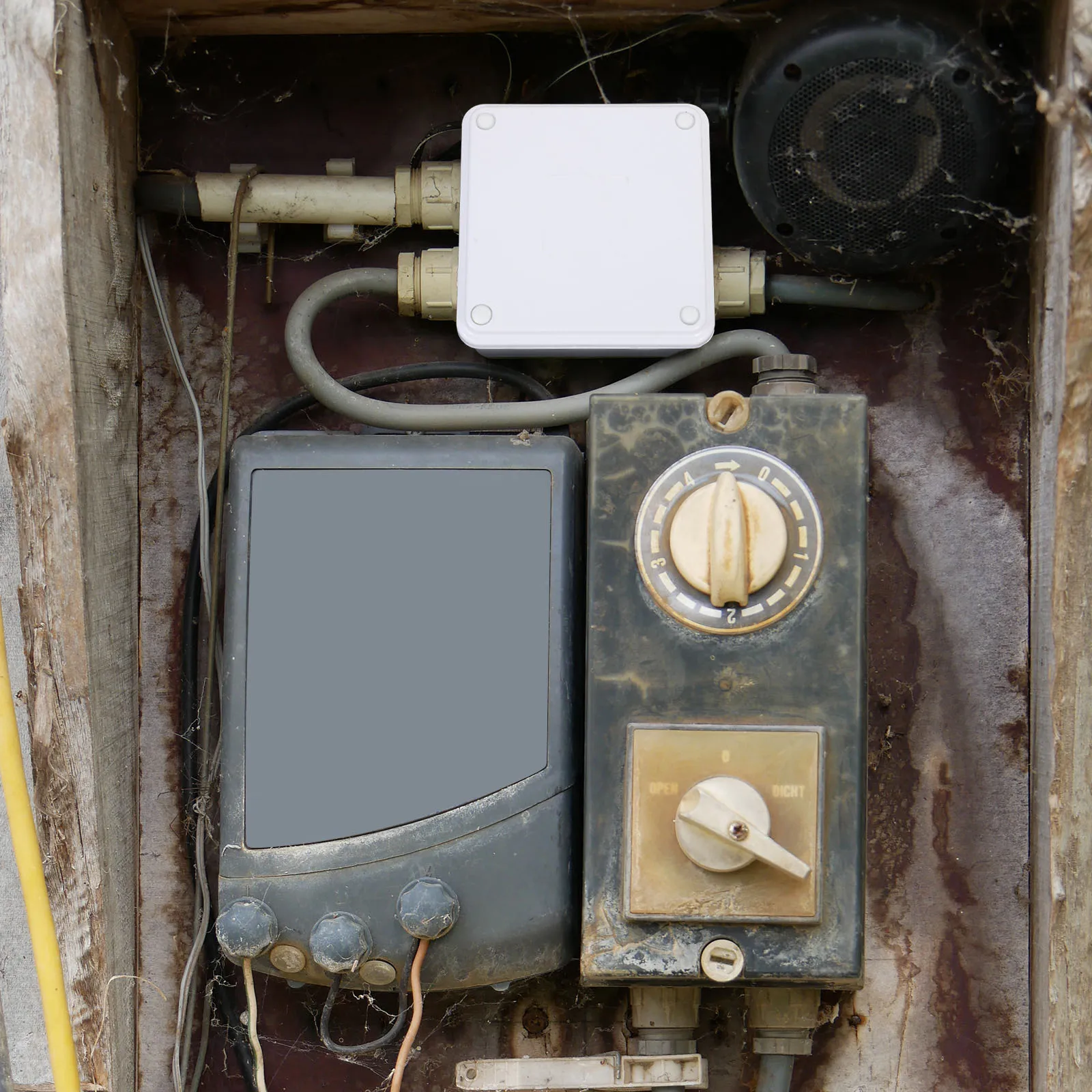 

2Pcs Waterproof Electrical Box Outdoor Junction Boxes ABS Plastic Enclosure Weatherproof Dustproof Electronics Project